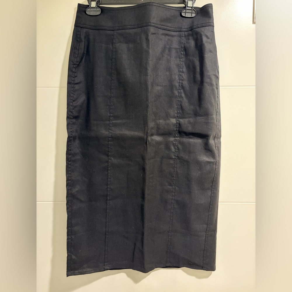 J Crew Linen Pencil Skirt
